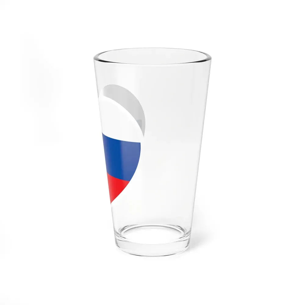 Heart Flag of Slovakia - Pint Glass 16oz - Go Mug Yourself