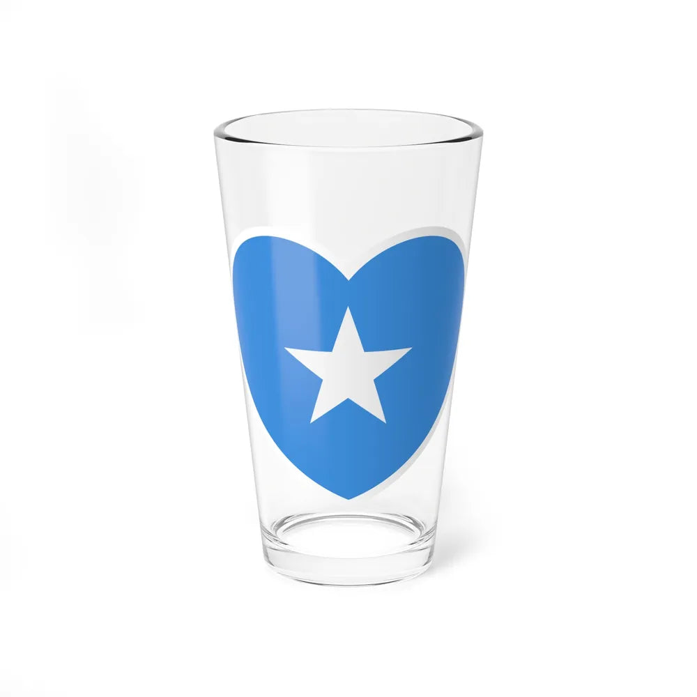 Heart Flag of Somalia - Pint Glass 16oz-16oz-Go Mug Yourself