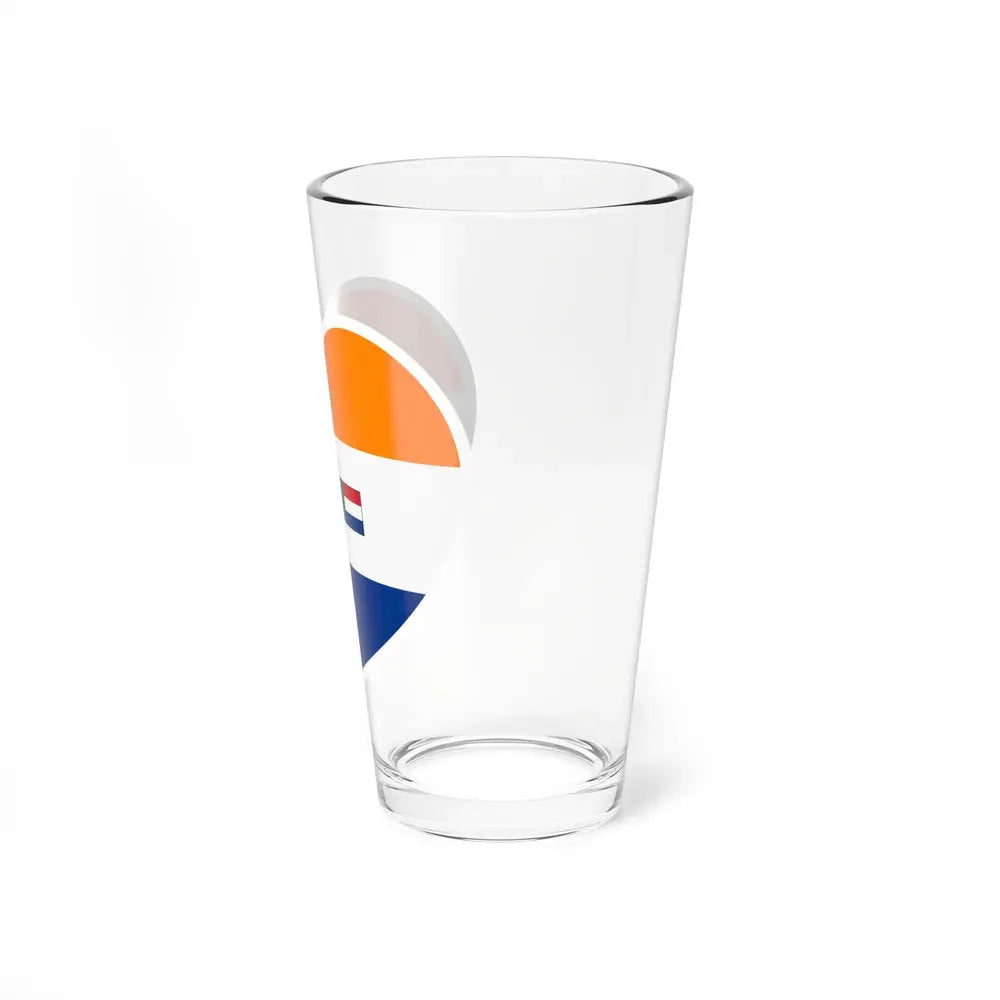Heart Flag of South Africa 1928-1982 - Pint Glass 16oz - Go Mug Yourself