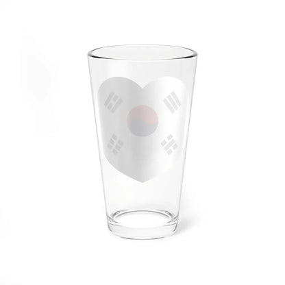 Heart Flag of South Korea 1945-1948 - Pint Glass 16oz - Go Mug Yourself