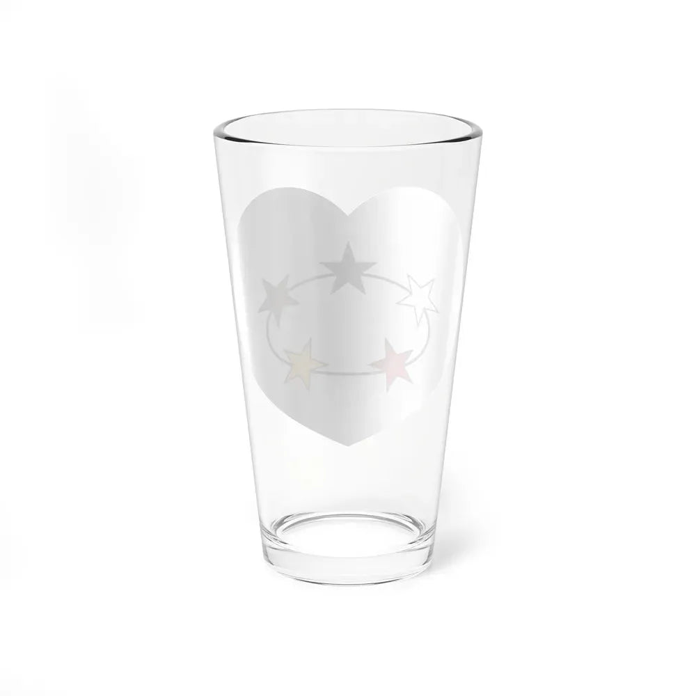 Heart Flag of Suriname 1959-1975 - Pint Glass 16oz - Go Mug Yourself