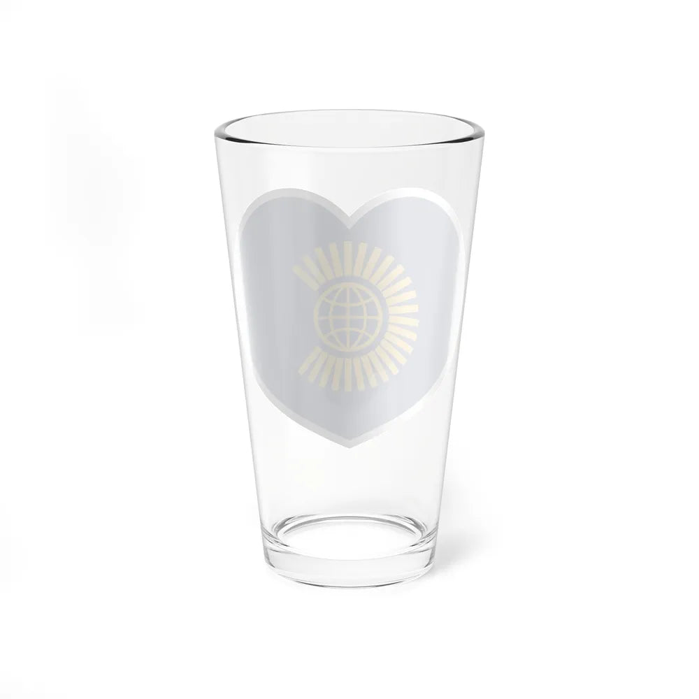 Heart Flag of the Commonwealth of Nations - Pint Glass 16oz-Go Mug Yourself