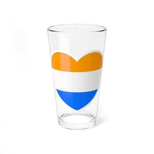 Heart Flag of the Dutch Republic Prince's - Pint Glass 16oz 16oz - Go Mug Yourself