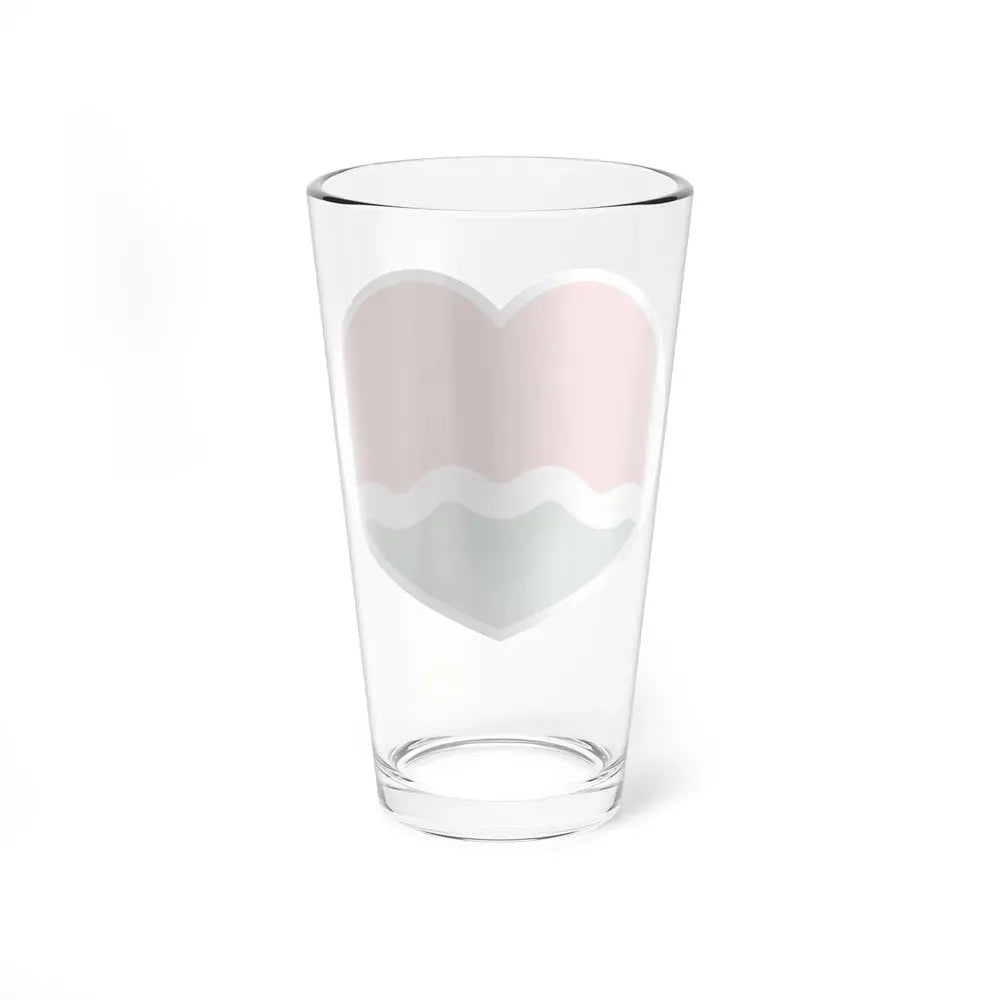 Heart Flag of the Seychelles 1977-1996 - Pint Glass 16oz - Go Mug Yourself