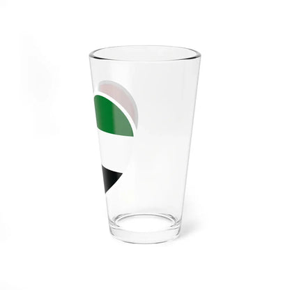 Heart Flag of the United Arab Emirates - Pint Glass 16oz - Go Mug Yourself