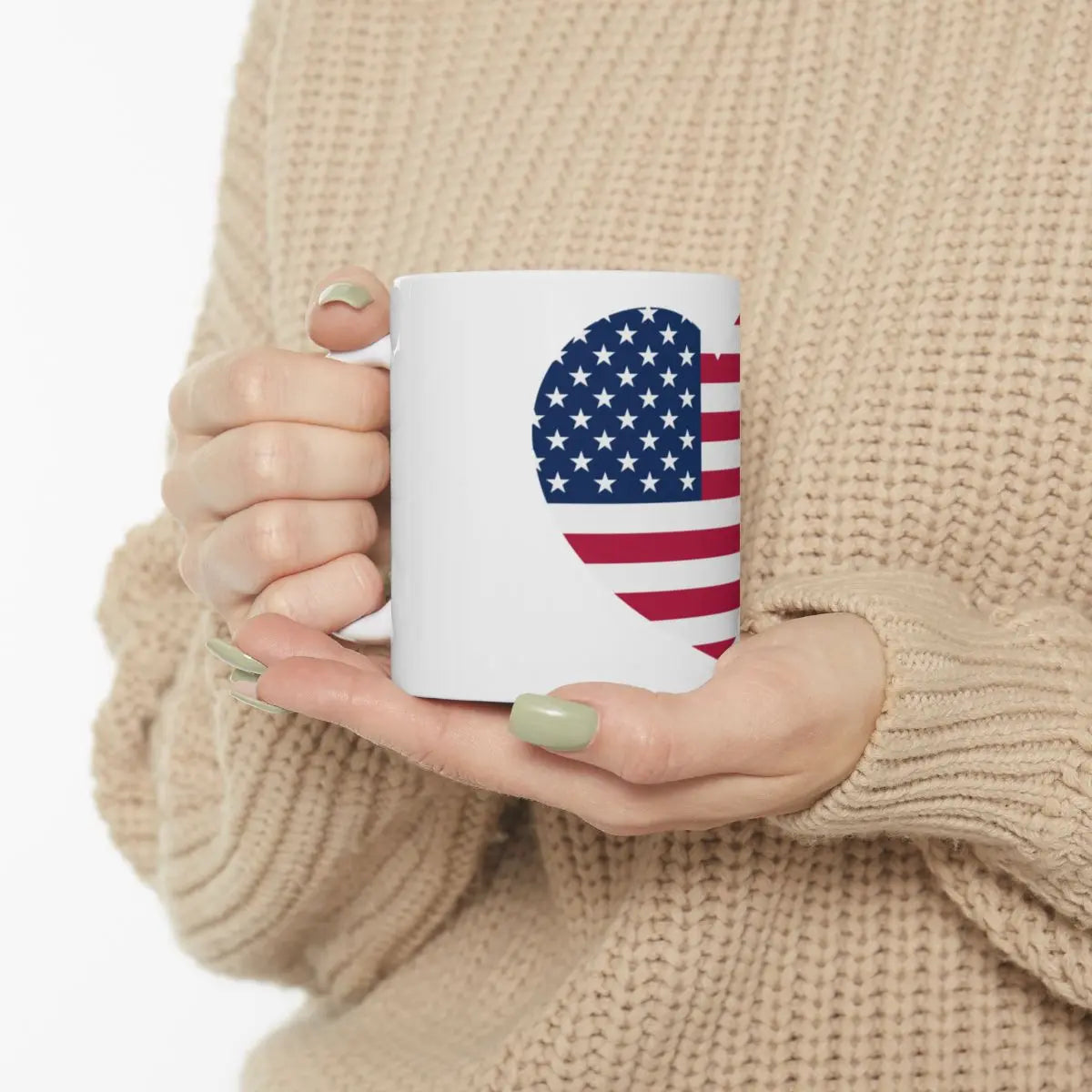 SKU:GMY-MUG-HRTFLG-11OZ Size:11oz