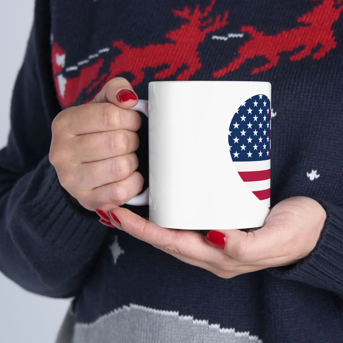 SKU:GMY-MUG-HRTFLG-11OZ Size:11oz