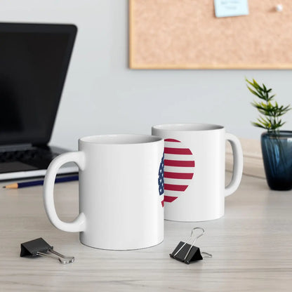 SKU:GMY-MUG-HRTFLG-11OZ Size:11oz