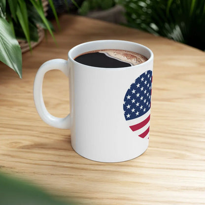 SKU:GMY-MUG-HRTFLG-11OZ Size:11oz