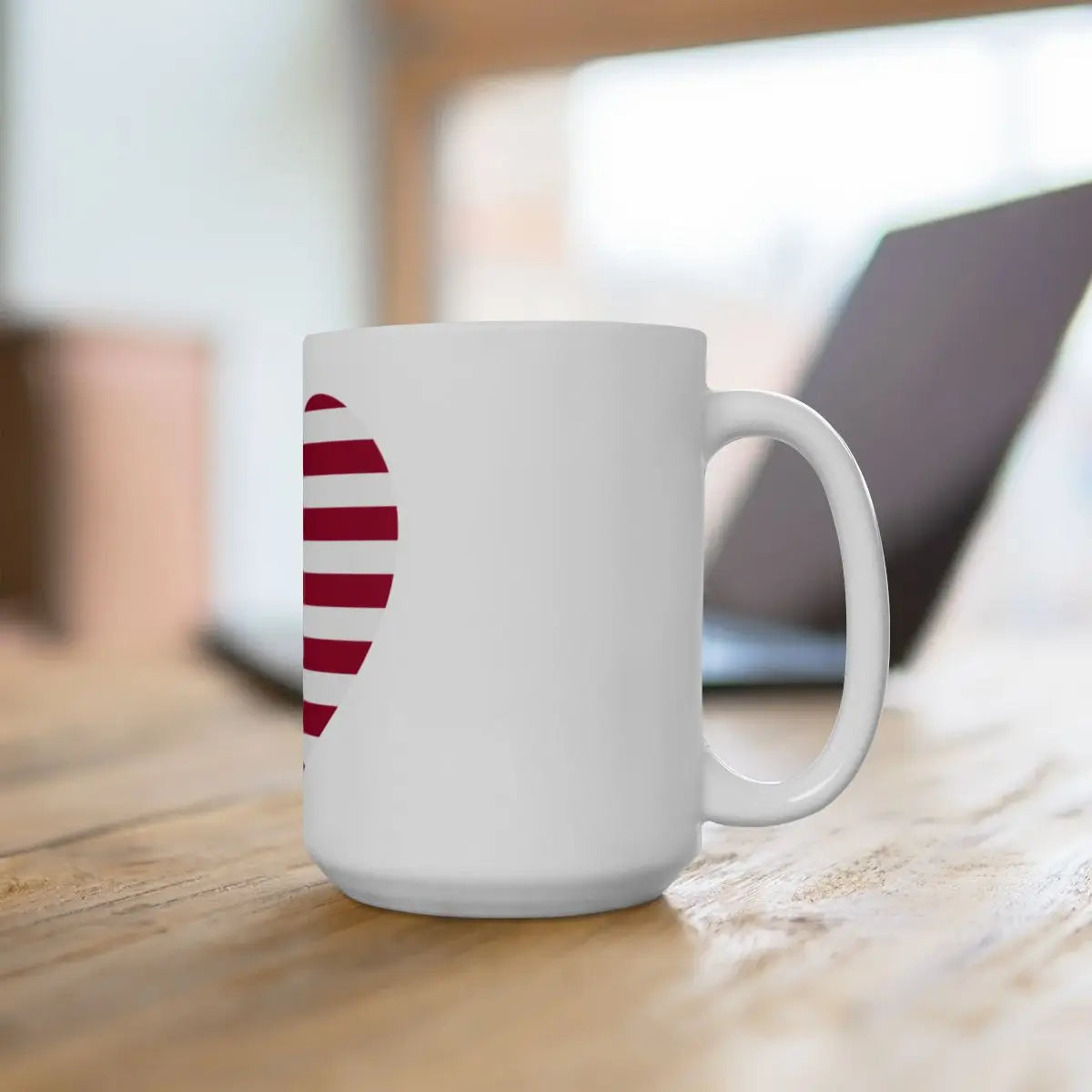 SKU:GMY-MUG-HRTFLG-15OZ Size:15oz