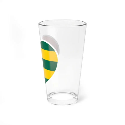 Heart Flag of Togo - Pint Glass 16oz - Go Mug Yourself