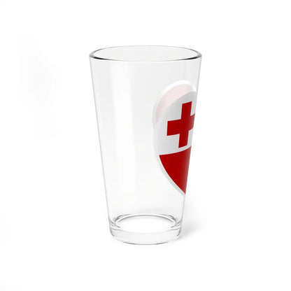 Heart Flag of Tonga - Pint Glass 16oz-Go Mug Yourself