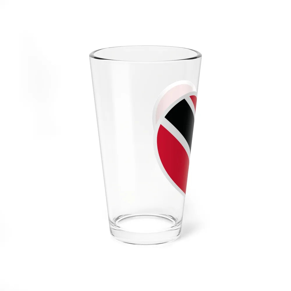 Heart Flag of Trinidad and Tobago - Pint Glass 16oz-Go Mug Yourself