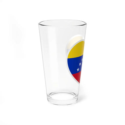 Heart Flag of Venezuela 1930-2006 - Pint Glass 16oz-Go Mug Yourself