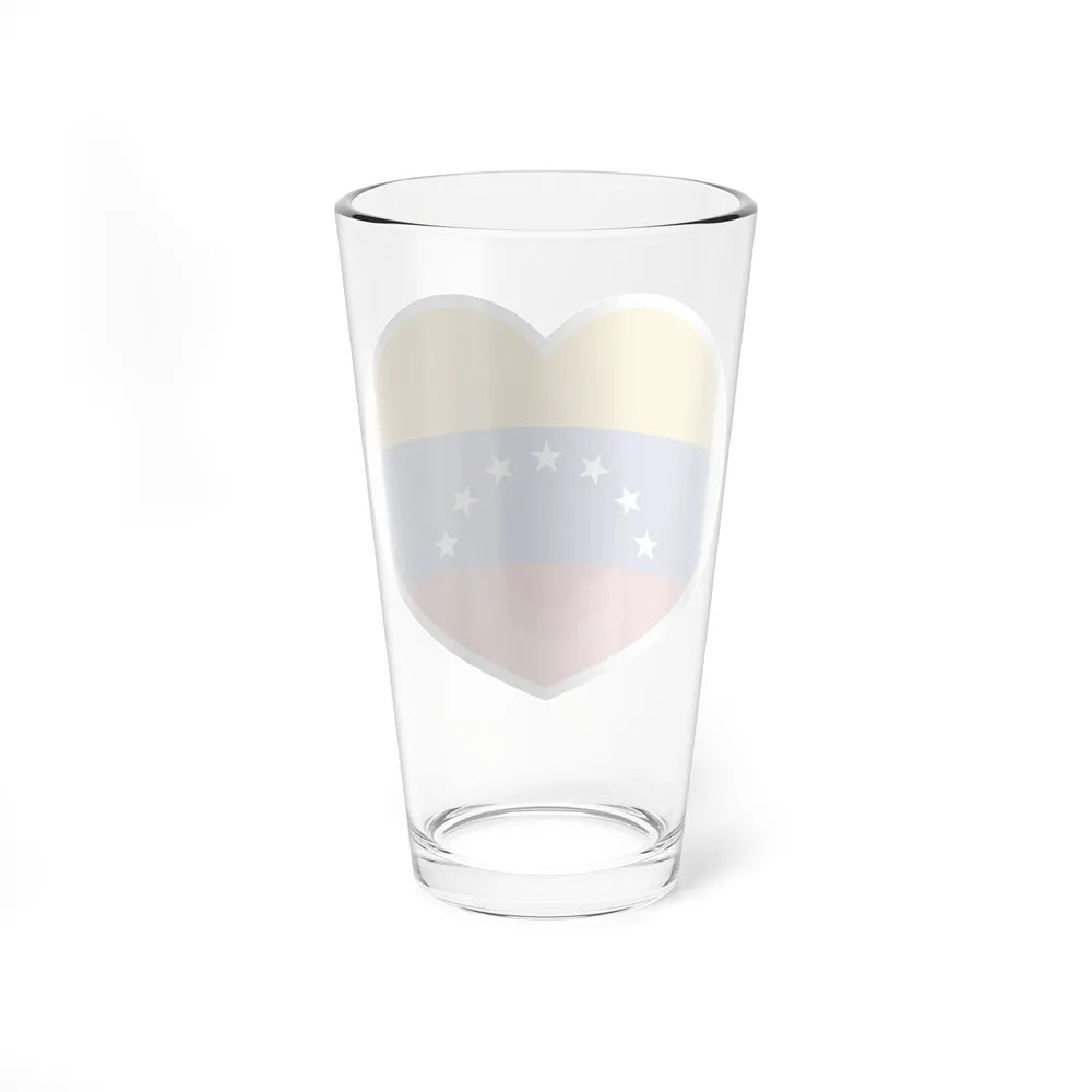 Heart Flag of Venezuela 1930-2006 - Pint Glass 16oz-Go Mug Yourself