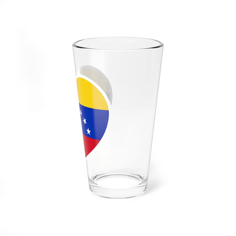 Heart Flag of Venezuela 1930-2006 - Pint Glass 16oz-Go Mug Yourself