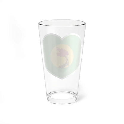 Heart Flag of Zaire - Pint Glass 16oz-Go Mug Yourself