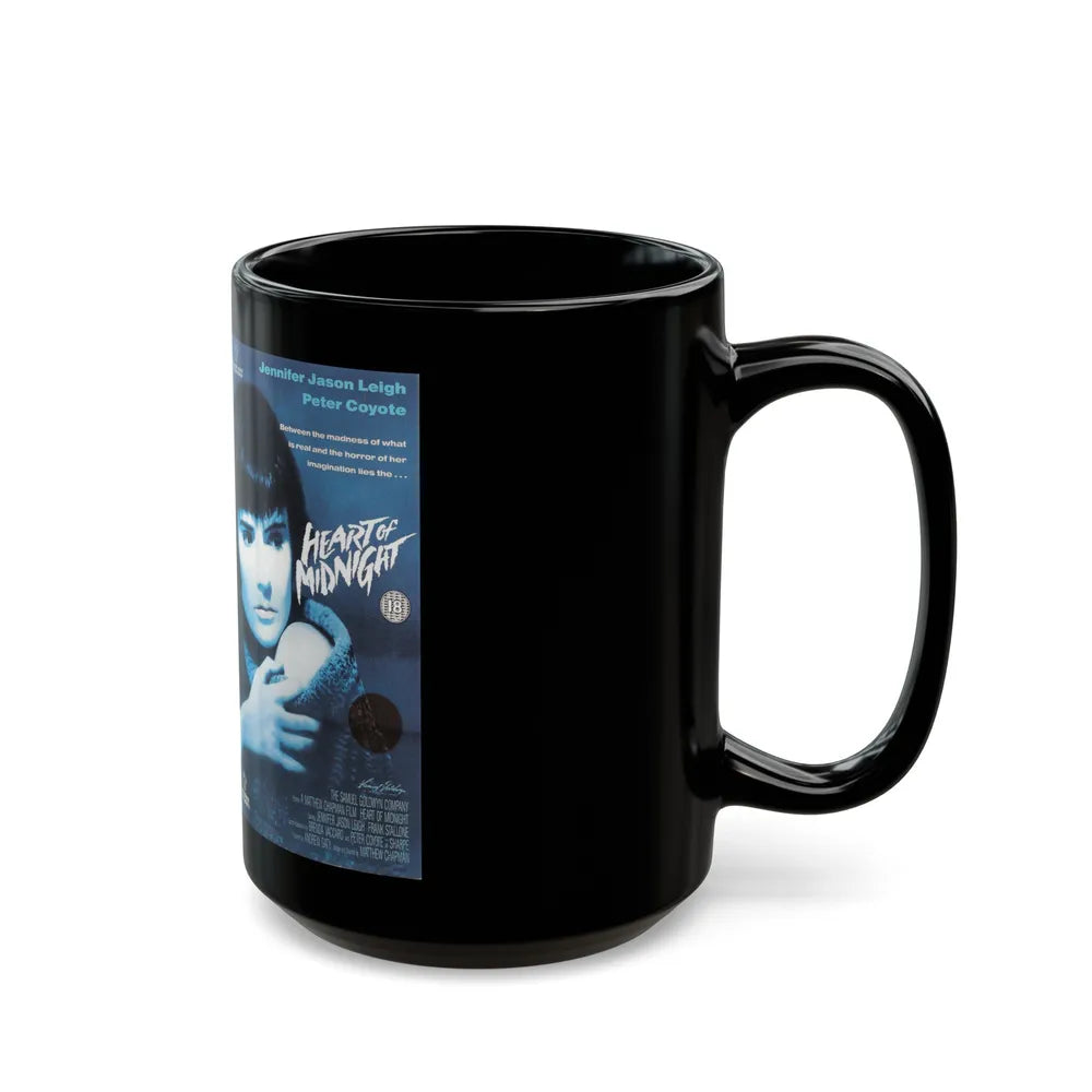 HEART OF MIDNIGHT (VHS COVER) - Black Coffee Mug-Go Mug Yourself