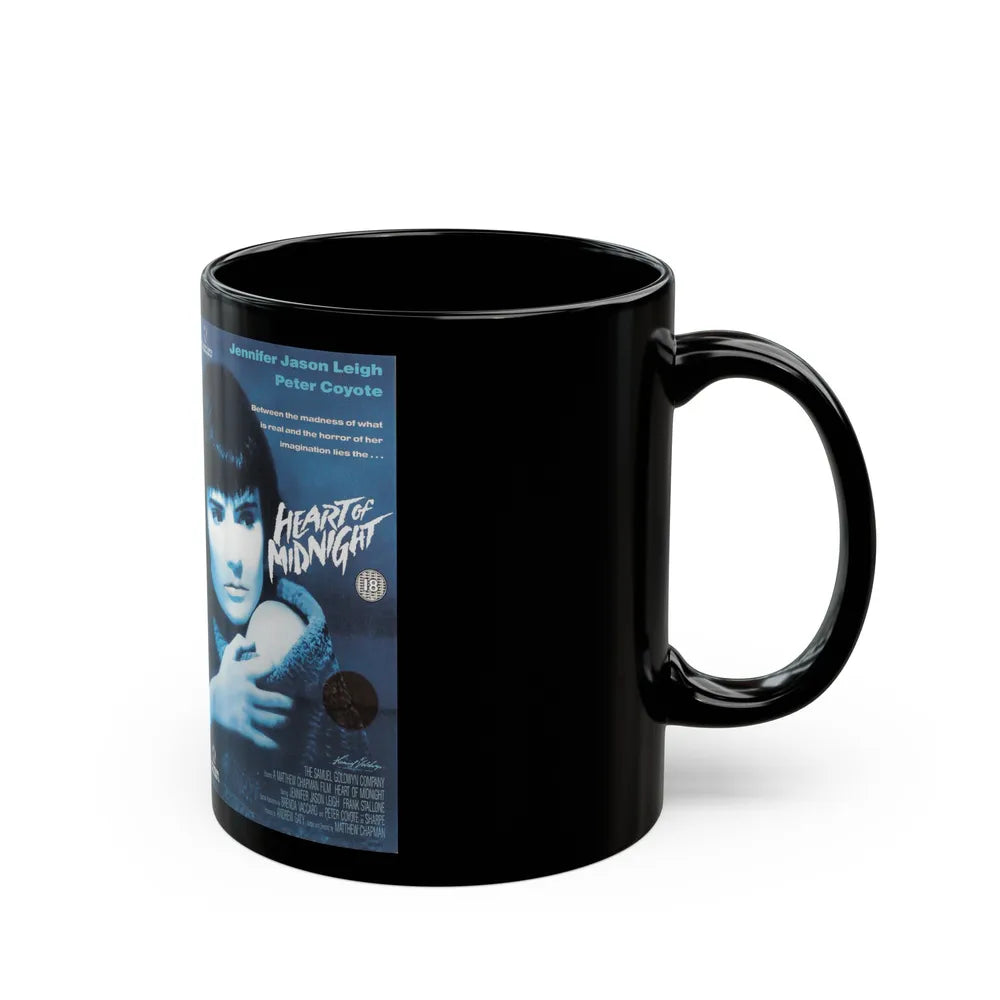 HEART OF MIDNIGHT (VHS COVER) - Black Coffee Mug-Go Mug Yourself