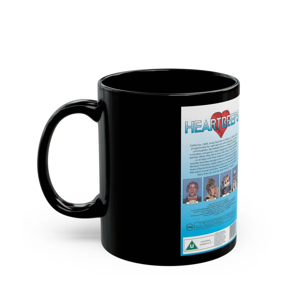 HEARTBEEPS (VHS COVER) - Black Coffee Mug-Go Mug Yourself