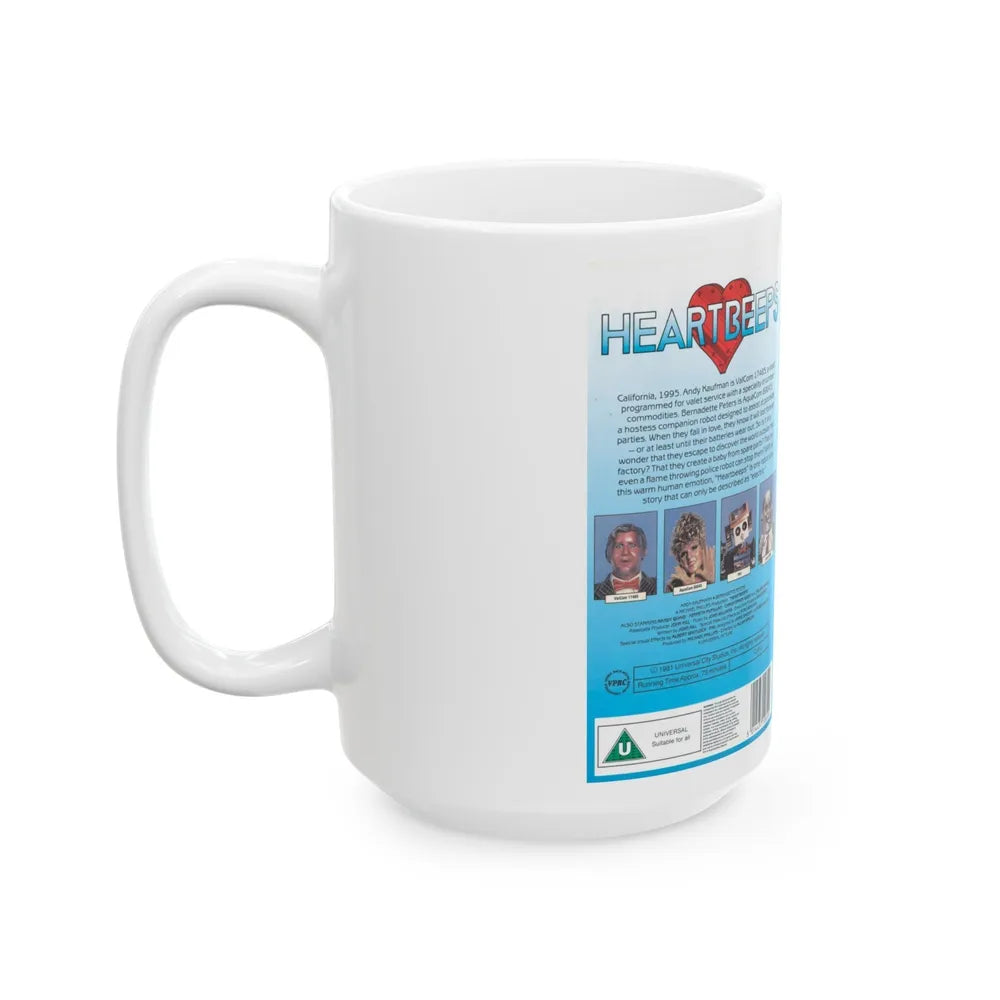 HEARTBEEPS (VHS COVER) - White Coffee Mug-Go Mug Yourself