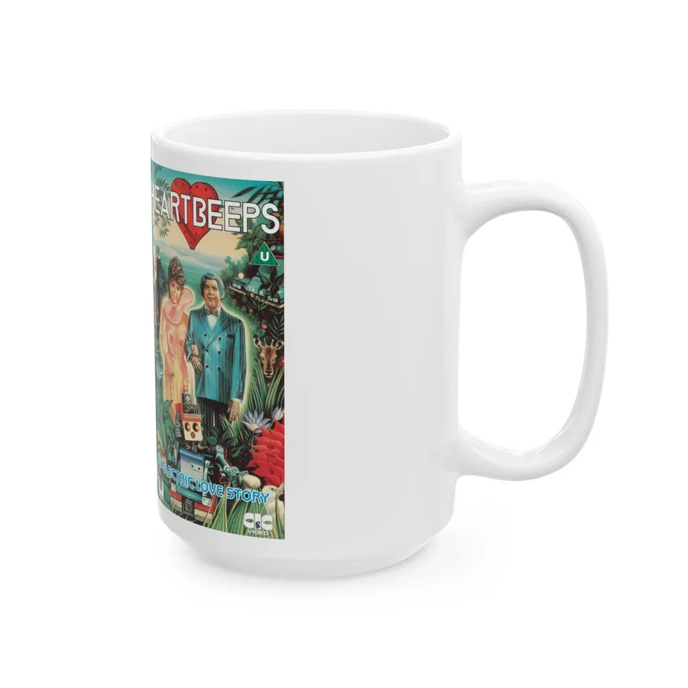 HEARTBEEPS (VHS COVER) - White Coffee Mug-Go Mug Yourself