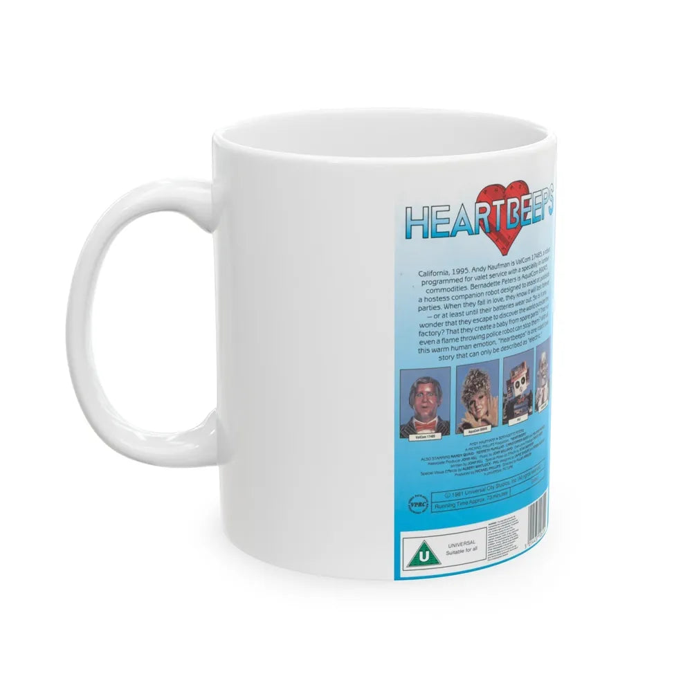 HEARTBEEPS (VHS COVER) - White Coffee Mug-Go Mug Yourself