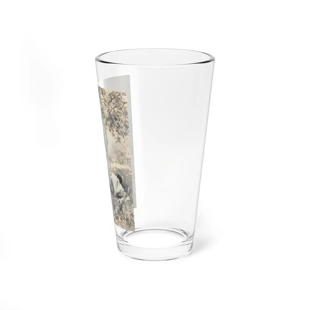 Hearts Insurgent, Harper's Monthly interior illustration - Pint Glass 16oz-Go Mug Yourself