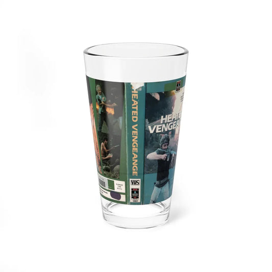 HEATED VENGEANCE (VHS COVER) Pint Glass 16oz 16oz - Go Mug Yourself