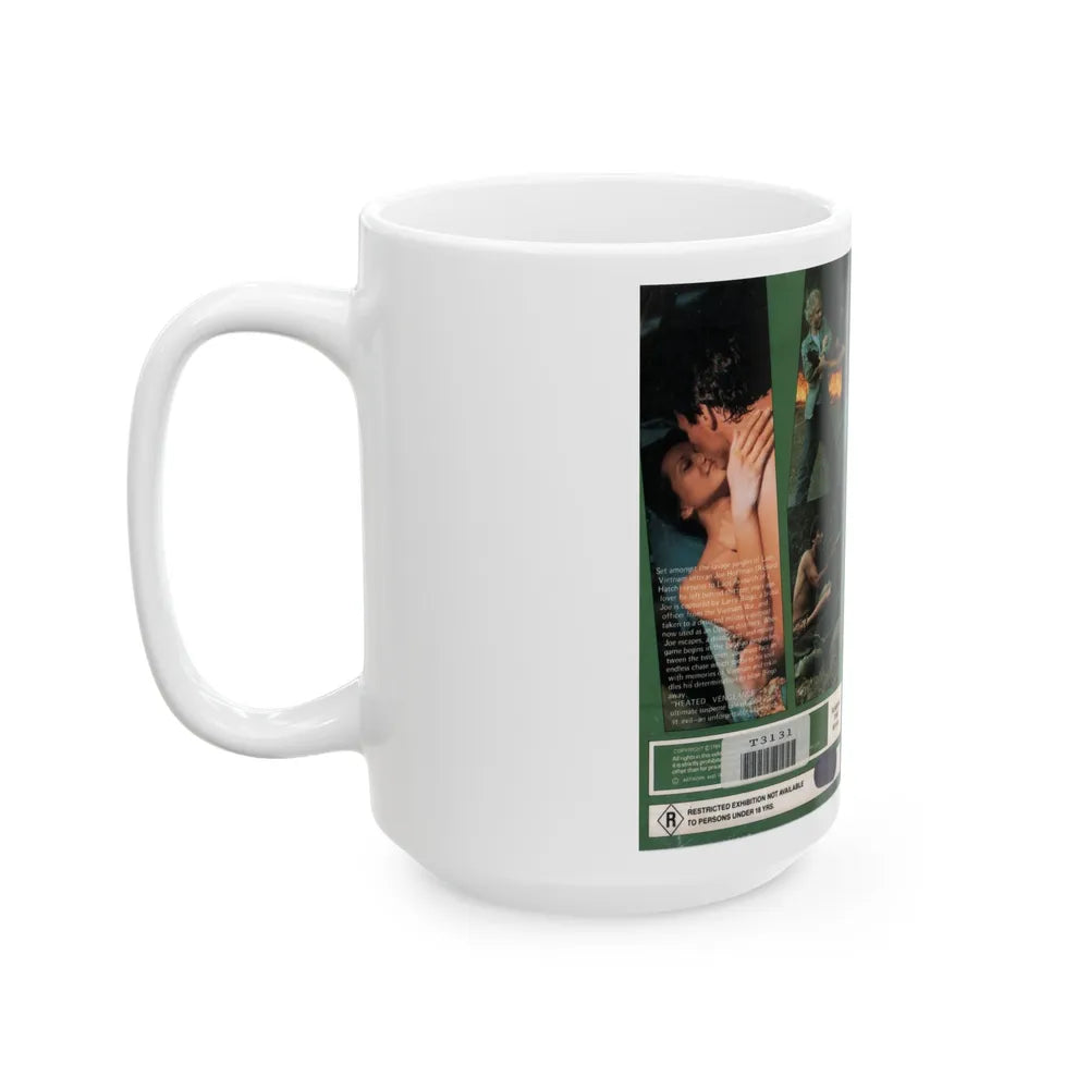 HEATED VENGEANCE (VHS COVER) - White Coffee Mug-Go Mug Yourself