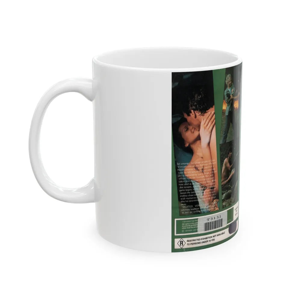 HEATED VENGEANCE (VHS COVER) - White Coffee Mug-Go Mug Yourself