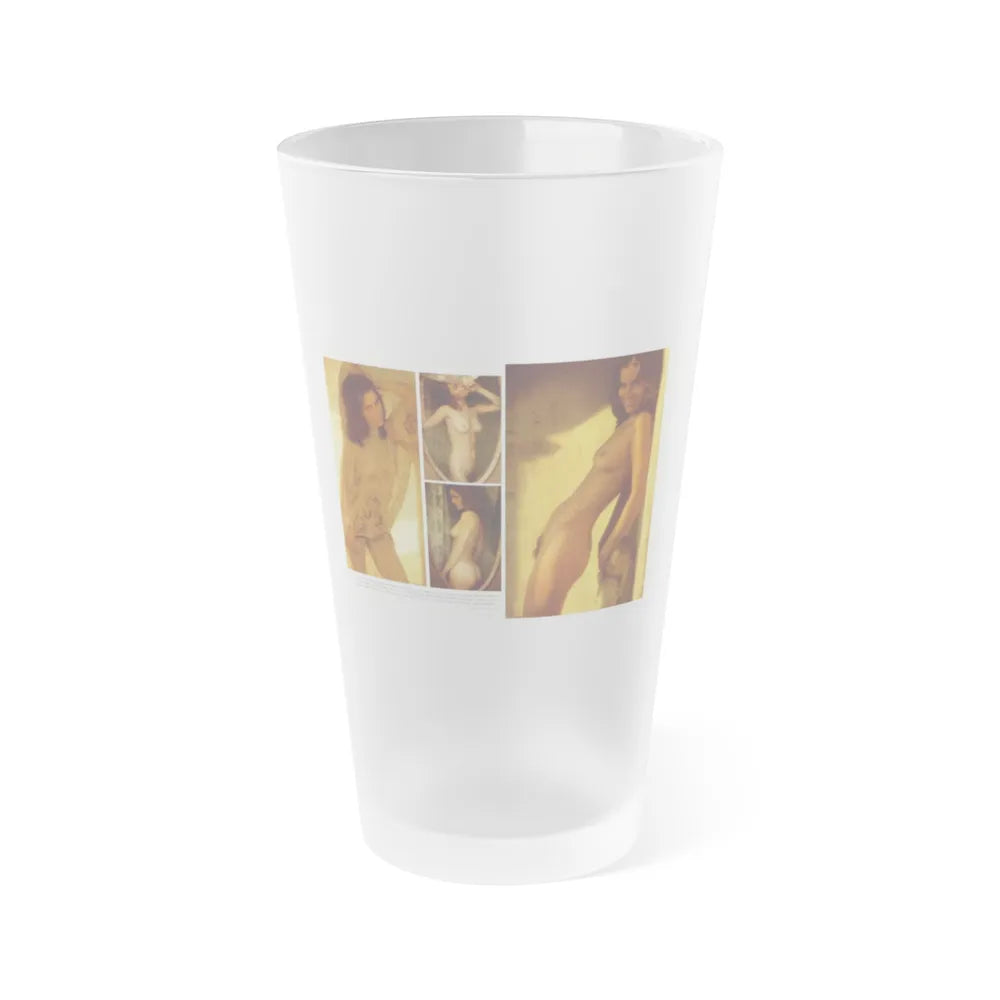 Heather Menzies #10 - Nudes (Vintage Female Icon) Frosted Pint Glass 16oz-16oz-Frosted-Go Mug Yourself