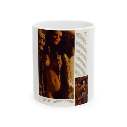 Heather Menzies #11 - Nude (Vintage Female Icon) White Coffee Mug 11oz - Go Mug Yourself