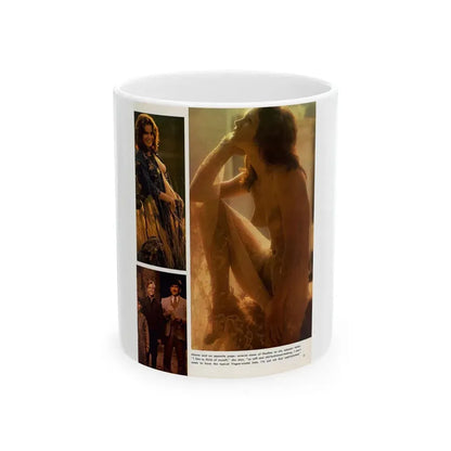 Heather Menzies #12 - Nude (Vintage Female Icon) White Coffee Mug 11oz - Go Mug Yourself