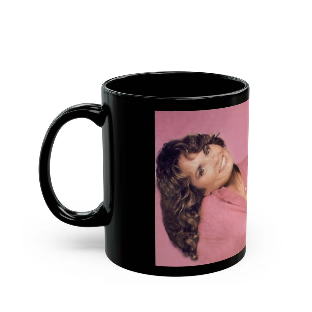 Heather Menzies #18 (Vintage Female Icon) Black Coffee Mug-Go Mug Yourself