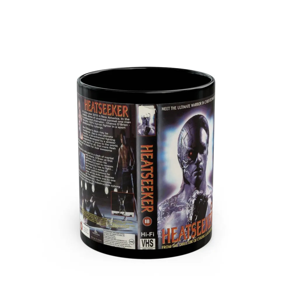 HEATSEEKER (VHS COVER) - Black Coffee Mug-11oz-Go Mug Yourself