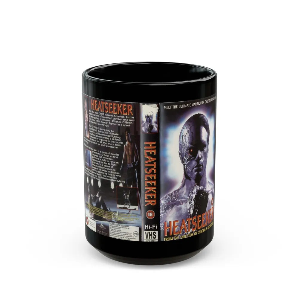 HEATSEEKER (VHS COVER) - Black Coffee Mug-15oz-Go Mug Yourself