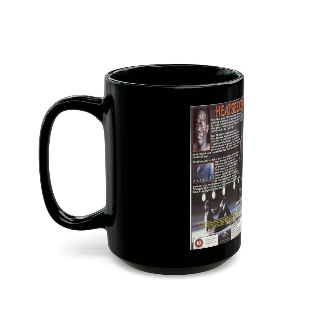 HEATSEEKER (VHS COVER) - Black Coffee Mug-Go Mug Yourself