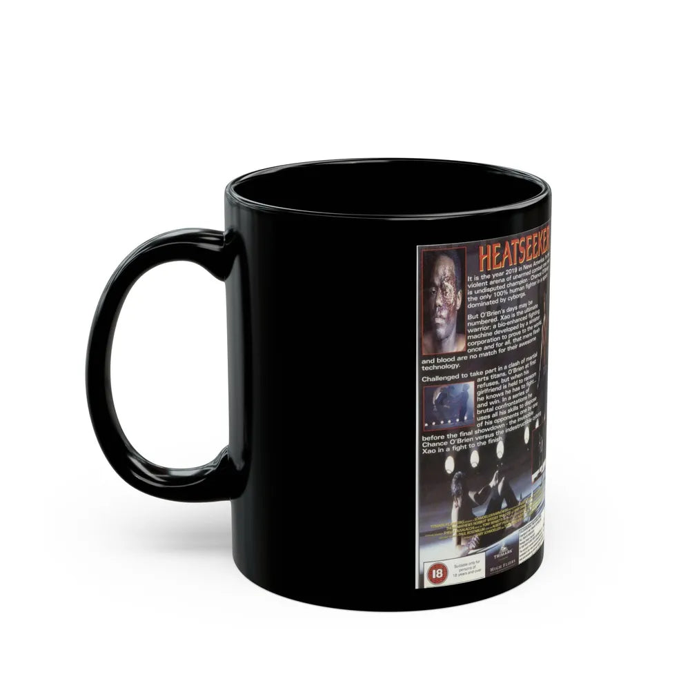 HEATSEEKER (VHS COVER) - Black Coffee Mug-Go Mug Yourself