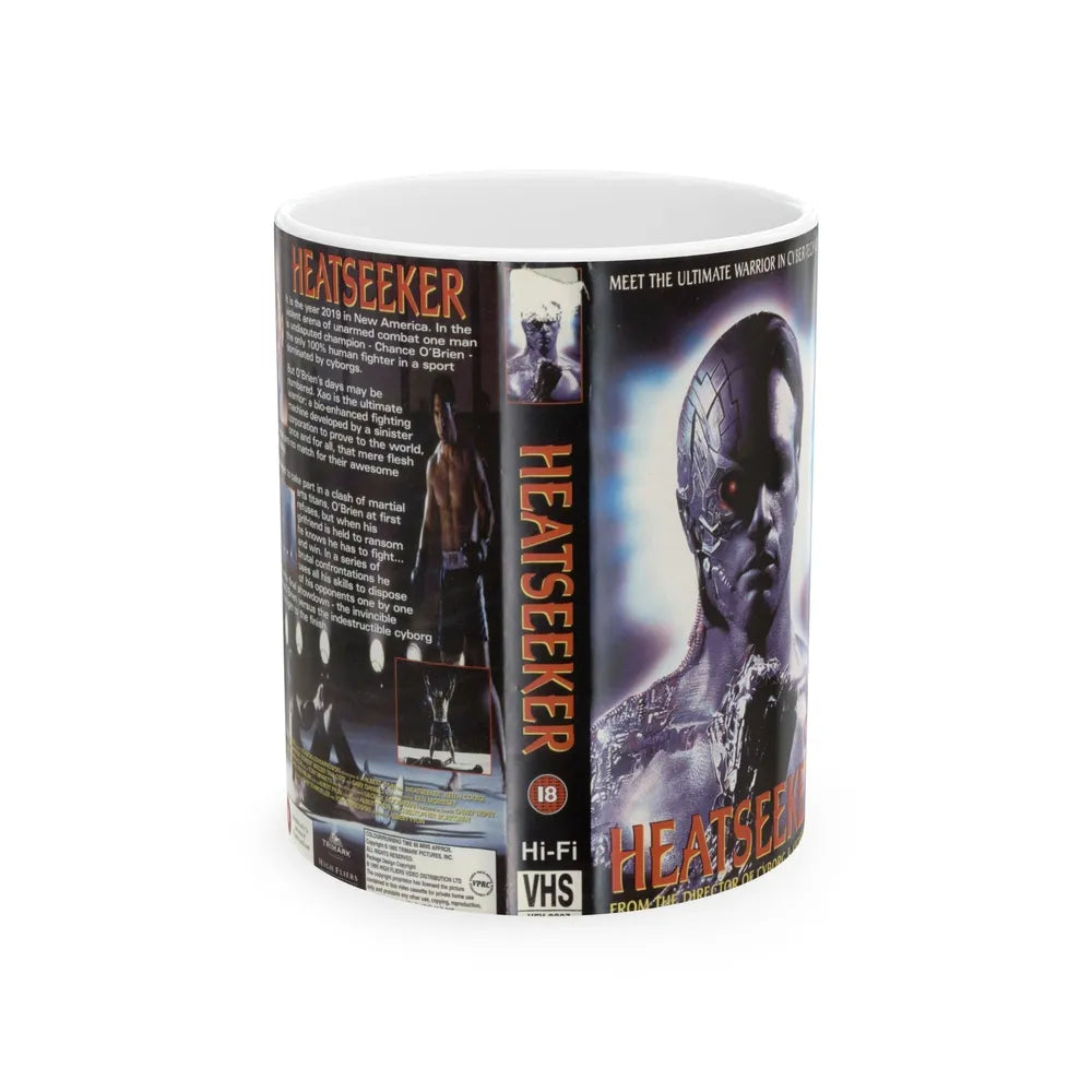 HEATSEEKER (VHS COVER) - White Coffee Mug-11oz-Go Mug Yourself