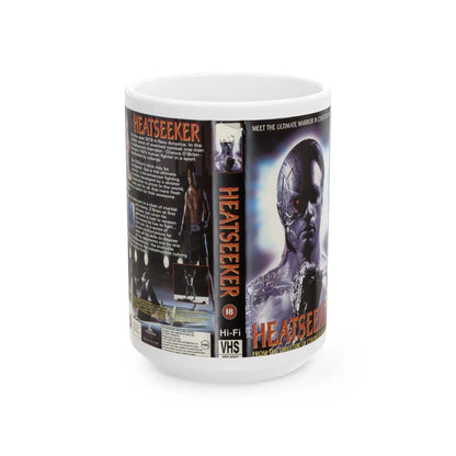 HEATSEEKER (VHS COVER) - White Coffee Mug-15oz-Go Mug Yourself