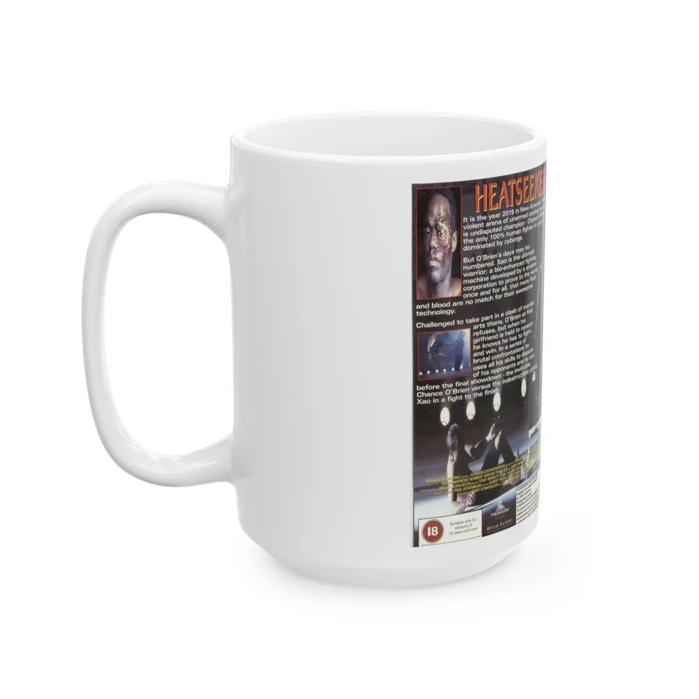 HEATSEEKER (VHS COVER) - White Coffee Mug-Go Mug Yourself