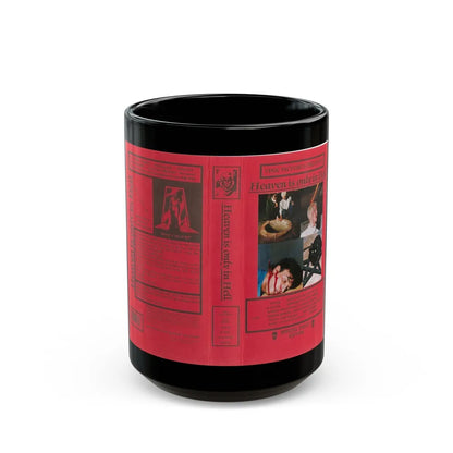 HEAVEN IS ONLY IN HELL VINK PICTURES PRESENTS (VHS COVER) - Black Coffee Mug-15oz-Go Mug Yourself