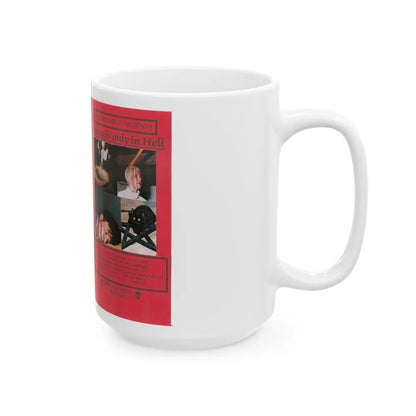 HEAVEN IS ONLY IN HELL VINK PICTURES PRESENTS (VHS COVER) - White Coffee Mug-Go Mug Yourself