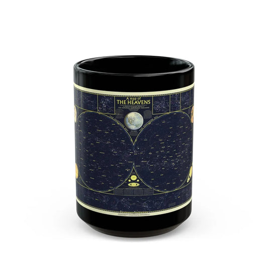 Heavens, The 1 (1957) (Map) Black Coffee Mug-15oz-Go Mug Yourself