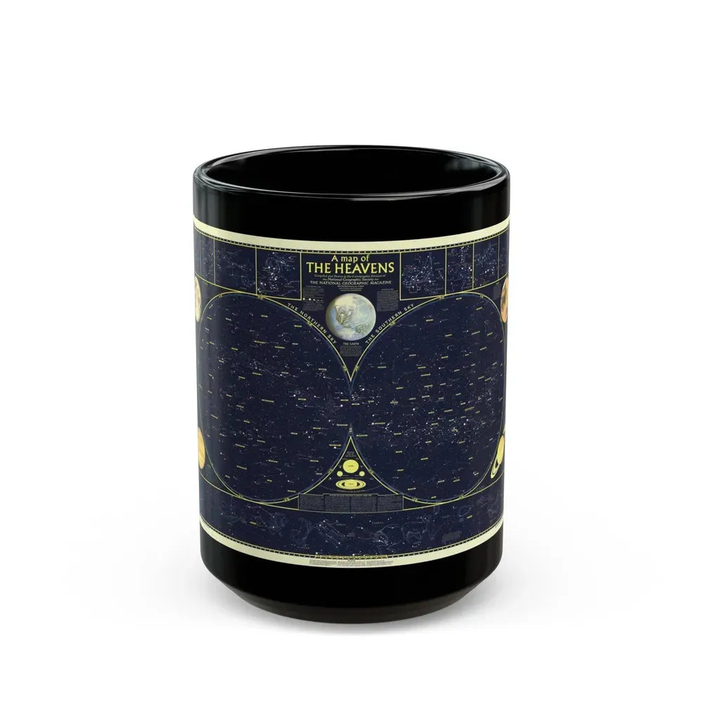 Heavens, The 1 (1957) (Map) Black Coffee Mug 15oz - Go Mug Yourself