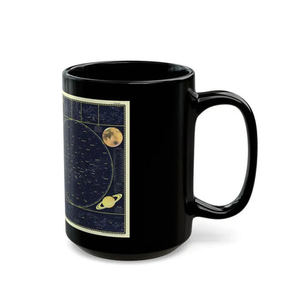 Heavens, The 1 (1957) (Map) Black Coffee Mug - Go Mug Yourself