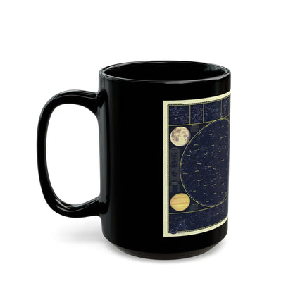 Heavens, The 1 (1957) (Map) Black Coffee Mug-Go Mug Yourself