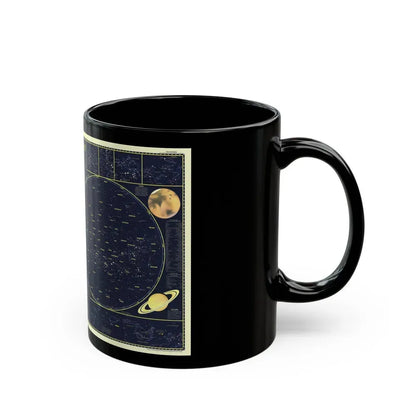 Heavens, The 1 (1957) (Map) Black Coffee Mug - Go Mug Yourself