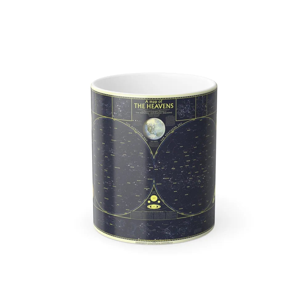 Heavens, The 1 (1957) (Map) Color Changing Mug 11oz-11oz-Go Mug Yourself